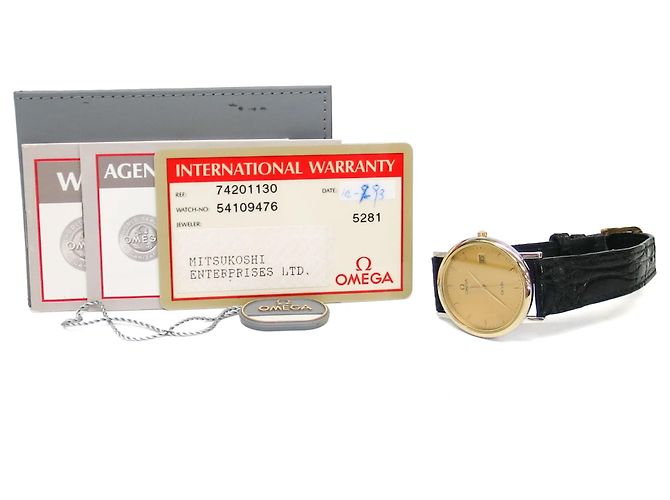 Orologio da polso OMEGA De Ville Quartz placcato oro - vista 6