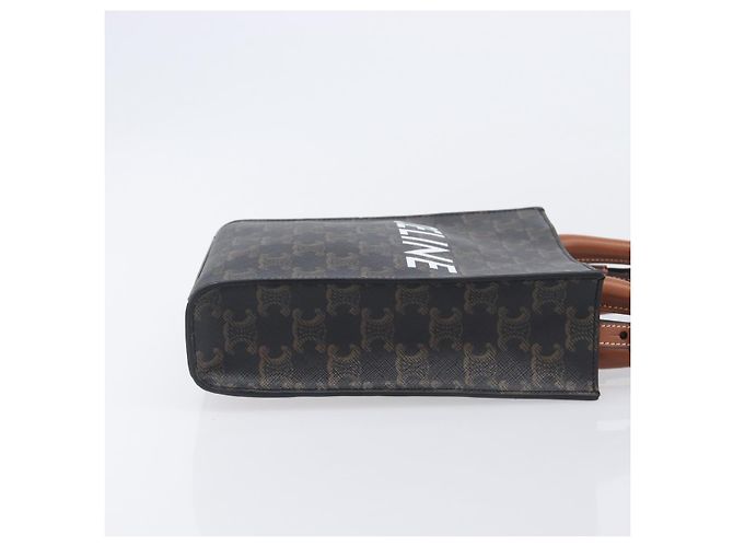 Céline Celine Vertical Cabas Triomphe Coated Canvas Small - vista 3