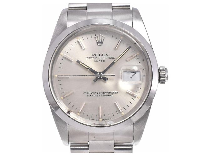 Rolex Oyster Perpetual Date Automatic Stainless Steel 34 - vista 5