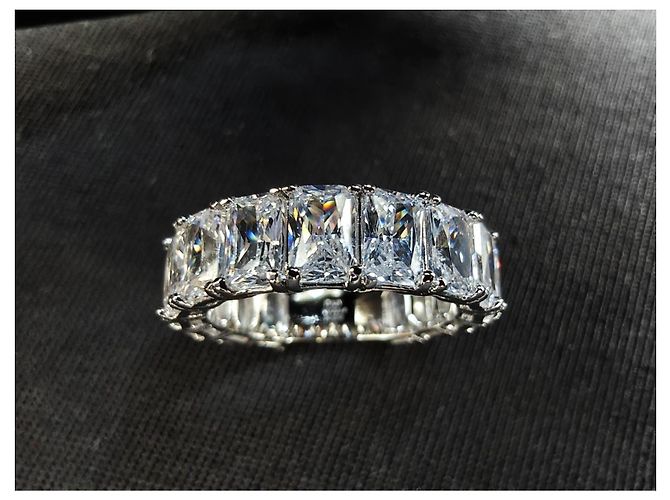 Anello Louis Vuitton in cristalli di zircone - vista 7