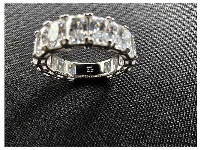 Anello Louis Vuitton in cristalli di zircone - vista 8