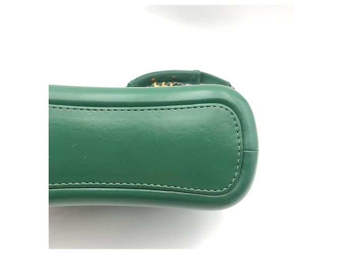 Borsa Hobo Chanel in pelle verde - vista 19
