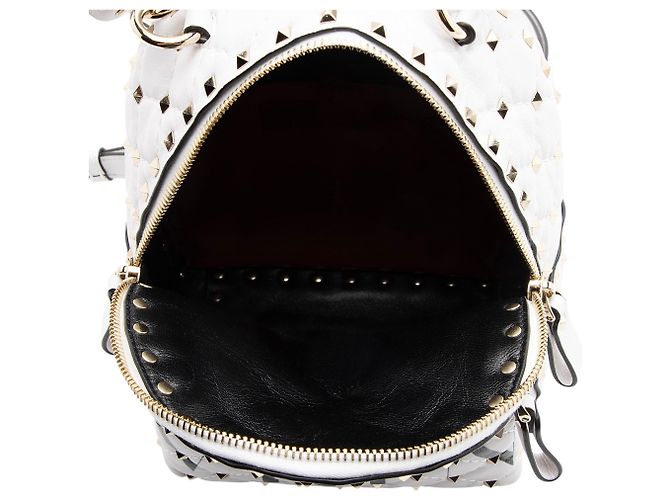 Valentino Garavani Zaino mini Valentino Leather Rockstud Spike - vista 7