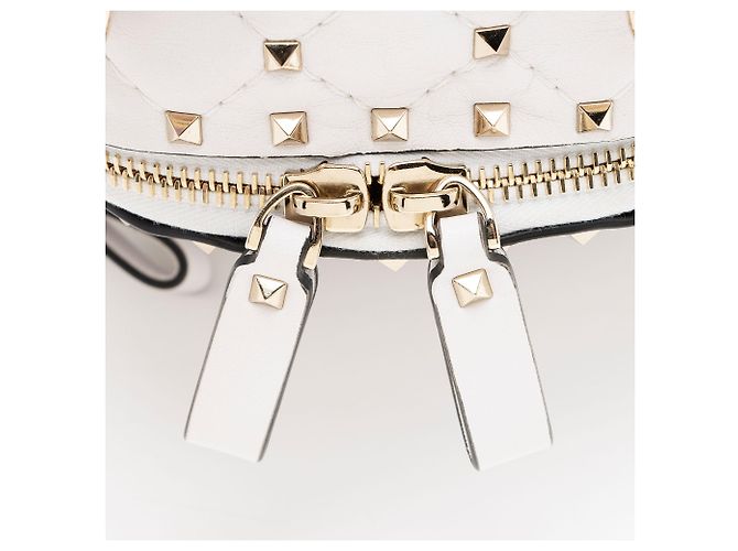 Valentino Garavani Zaino mini Valentino Leather Rockstud Spike - vista 9
