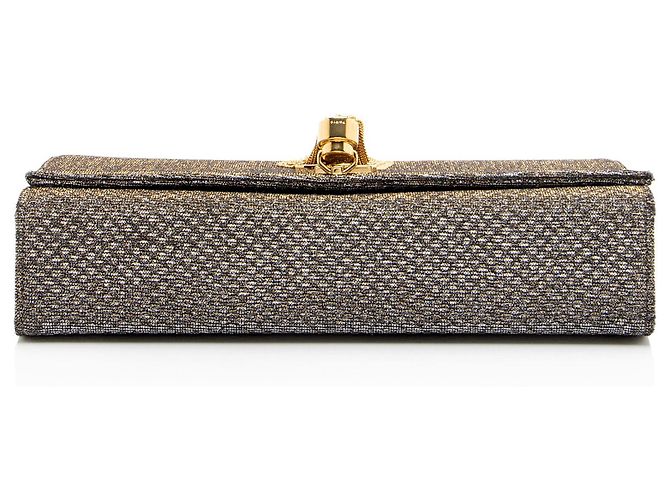 Autre Marque Borsa a tracolla media Saint Laurent Glitter Monogram Kate Tassel - vista 4
