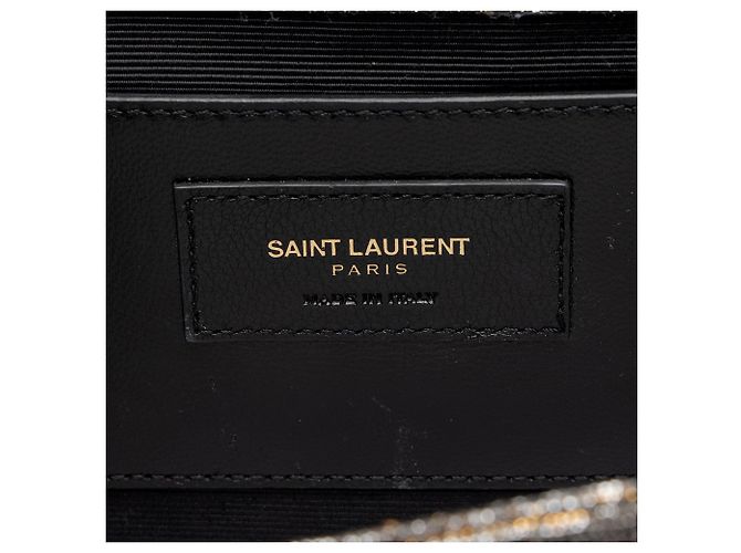Autre Marque Borsa a tracolla media Saint Laurent Glitter Monogram Kate Tassel - vista 8