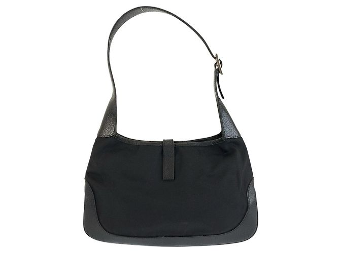 Borsa Gucci Jackie in nylon e pelle - vista 2