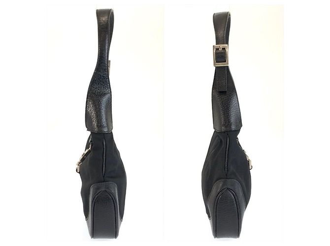Borsa Gucci Jackie in nylon e pelle - vista 7