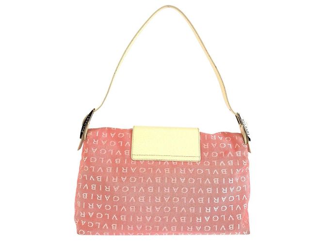 Bulgari Borsa 2way in pelle e tela Logo Mania Bvlgari - vista 2
