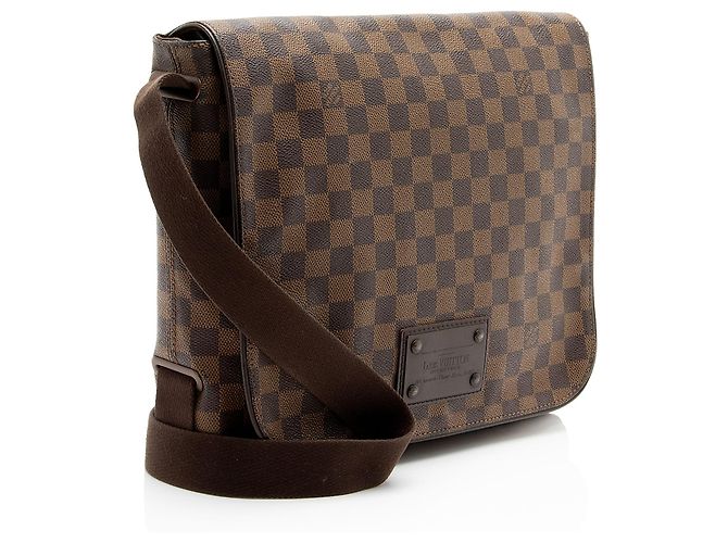 Louis Vuitton Damier Ebene Brooklyn MM Messenger - vista 2