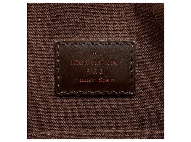 Louis Vuitton Damier Ebene Brooklyn MM Messenger - vista 8