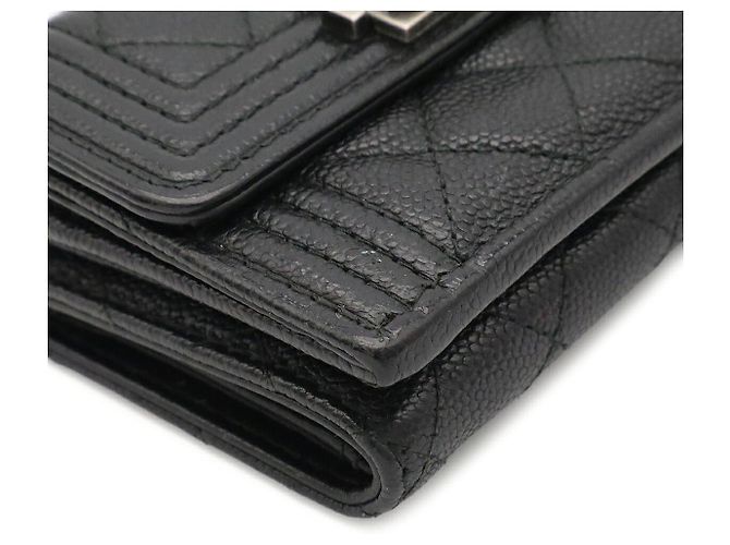Portafoglio Chanel Boy Matelassé Small Flap Tri-fold - vista 3