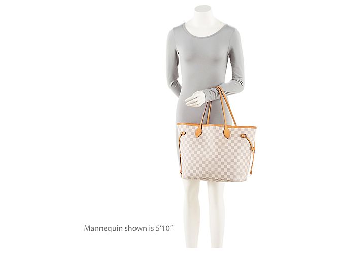 Louis Vuitton Damier Azur Neverfull MM Tote - Ansicht 5