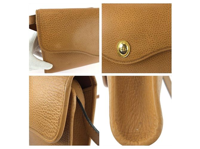 Borsa a tracolla in pelle Christian Dior CD Logo - vista 5