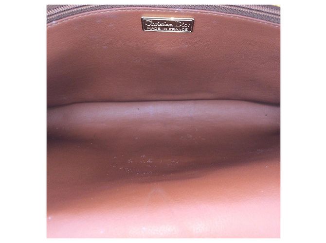 Borsa a tracolla in pelle Christian Dior CD Logo - vista 9