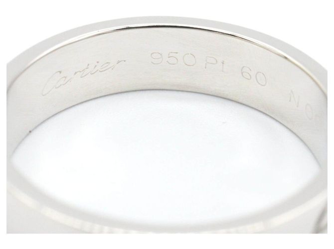 Cartier Love Pt950 Platinum Ring Größe 19 - Ansicht 3