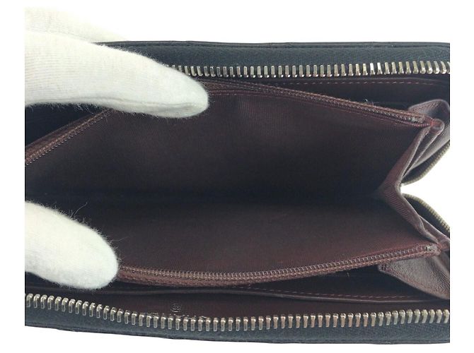 Portafoglio lungo Chanel Matelasse in pelle d'agnello - vista 9