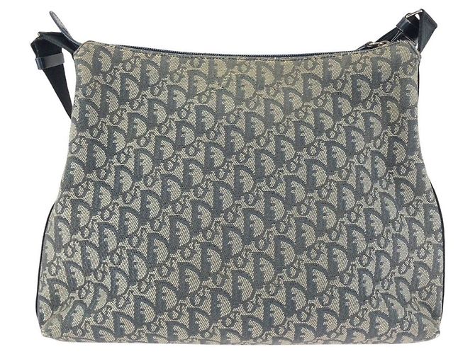 Borsa a tracolla Dior Trotter in tela e pelle - vista 2
