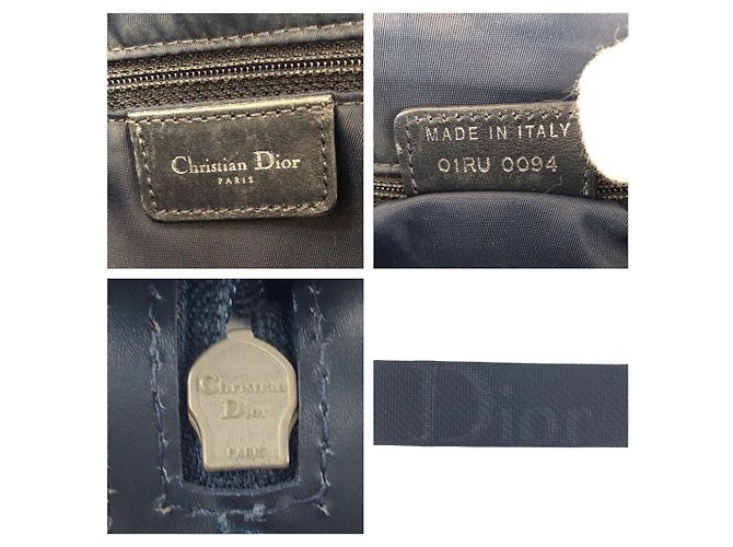 Borsa a tracolla Dior Trotter in tela e pelle - vista 4
