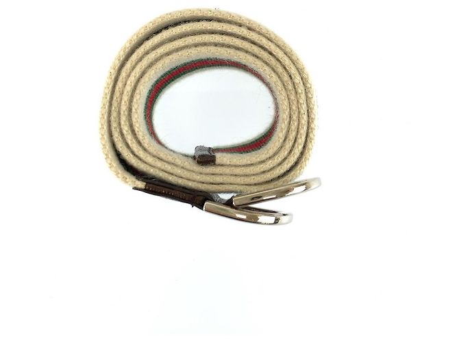 Gucci Sherry Line Gürtel aus Canvas mit Doppelring - Ansicht 3