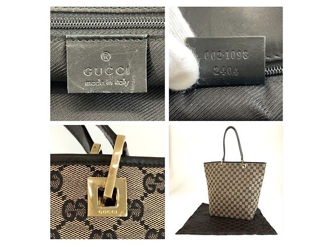Gucci GG Canvas Leather Tote Bag - Ansicht 3