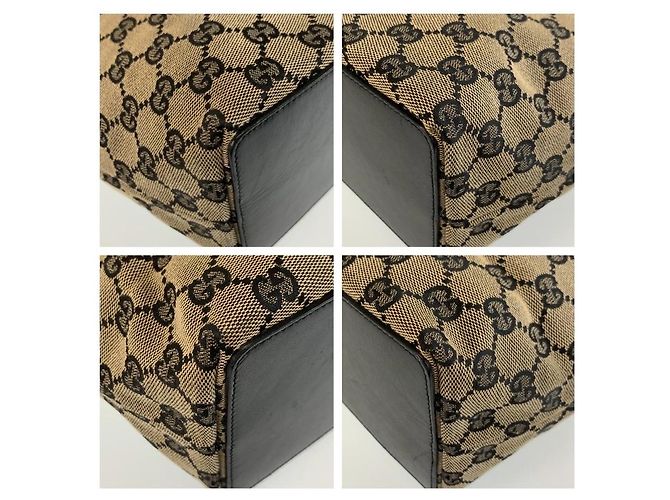 Gucci GG Canvas Leather Tote Bag - Ansicht 4
