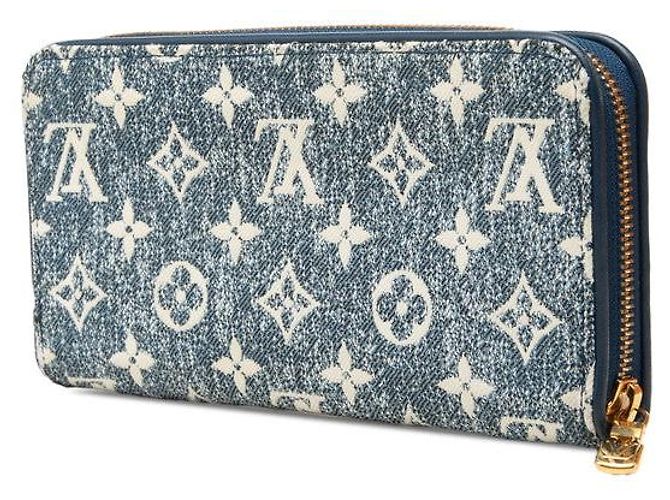 Portafoglio Zippy Louis Vuitton Monogram Jacquard Denim - vista 2