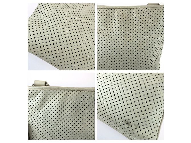 Bally Schultertasche aus Lochleder - Ansicht 5