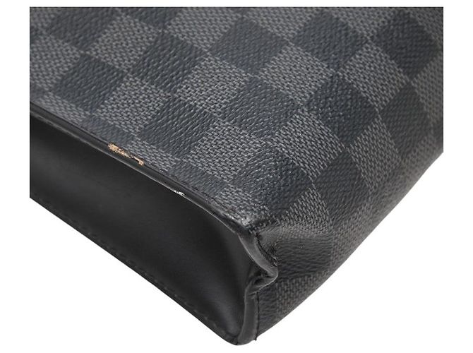 Louis Vuitton Pochette Voyage MM Damier Graphite N41696 - vista 5