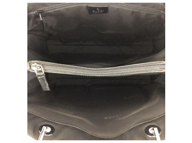 Borsa Tote Gucci Bamboo in nylon - vista 9