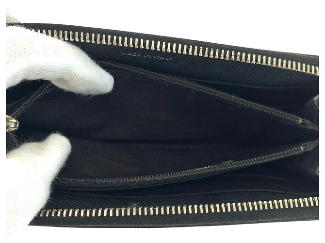 Portafoglio lungo Chanel in pelle Caviar - vista 9