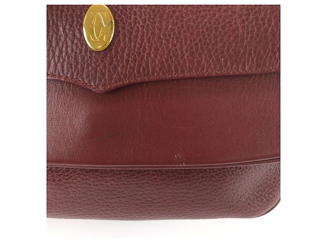Borsa a tracolla in pelle Cartier Must Line - vista 5
