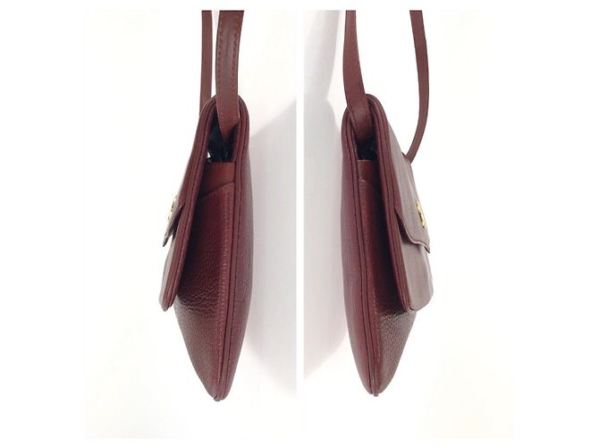 Borsa a tracolla in pelle Cartier Must Line - vista 8