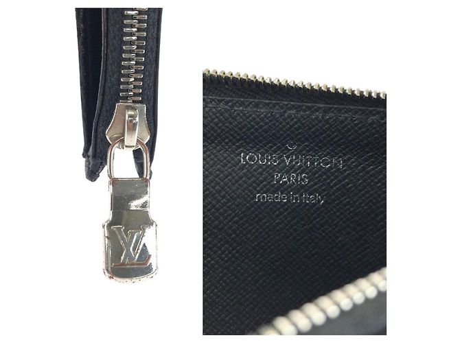Louis Vuitton Monogram Eclipse Taiga Card Coin Case - view 5