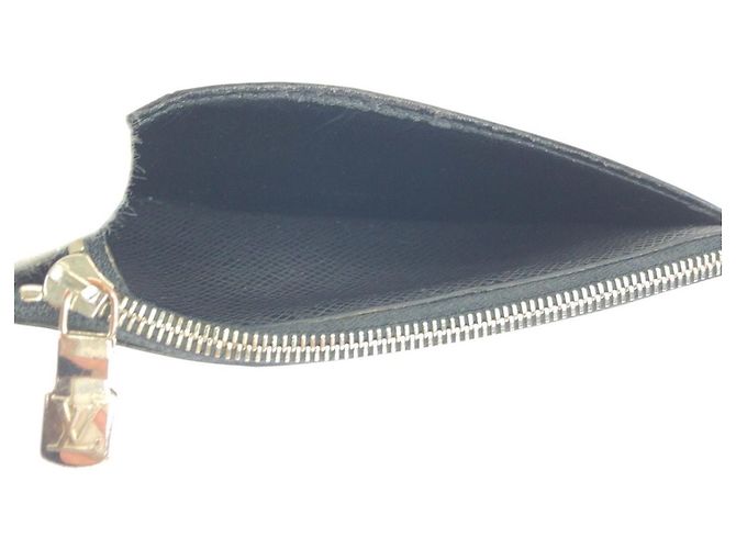 Louis Vuitton Monogram Eclipse Taiga Card Coin Case - view 7