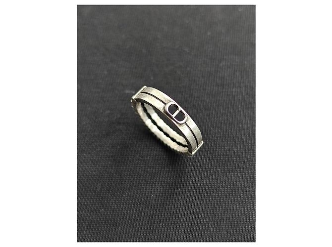 Dior Crystals und CD Icon Doppelband-Ring - Ansicht 4