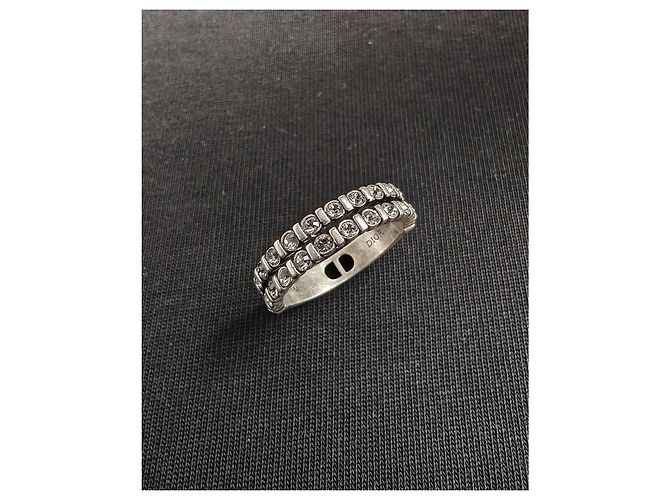 Dior Crystals und CD Icon Doppelband-Ring - Ansicht 6