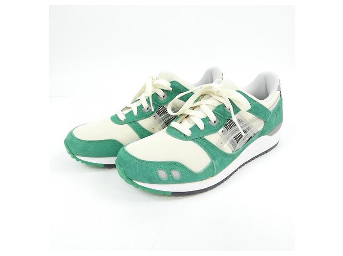 Autre Marque ASICS Sneaker Gelb Grün Textil - Ansicht 3