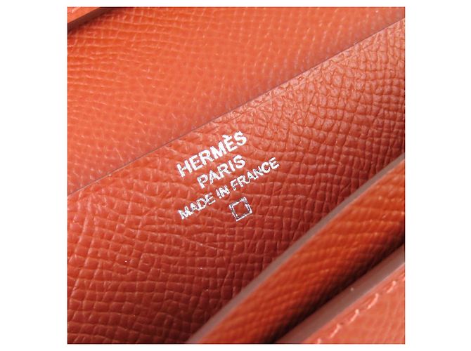 Béarn Portafoglio Hermès Bearn Souffl in pelle Epsom - vista 12
