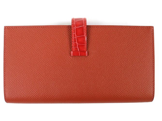 Béarn Portafoglio Hermès Bearn Souffl in pelle Epsom - vista 3