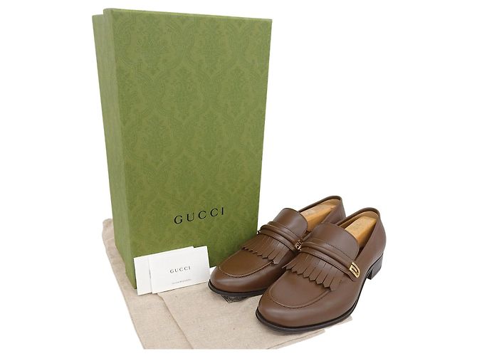 Mocassini in pelle GUCCI Loafer - vista 2