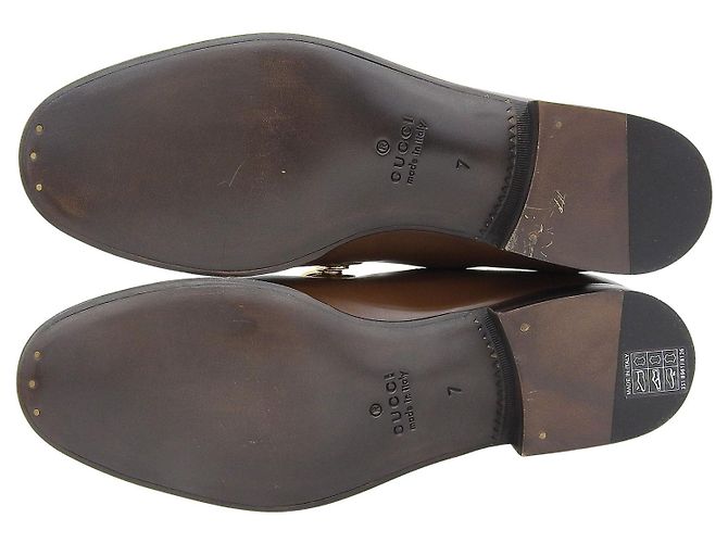 Mocassini in pelle GUCCI Loafer - vista 7