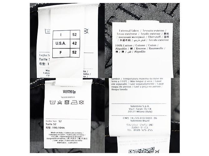 Abrigo de algodón jacquard Valentino VLTN - vista 12