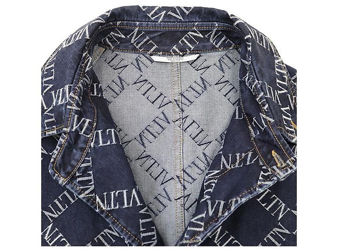 Abrigo de algodón jacquard Valentino VLTN - vista 15