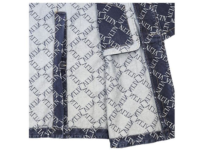 Abrigo de algodón jacquard Valentino VLTN - vista 9