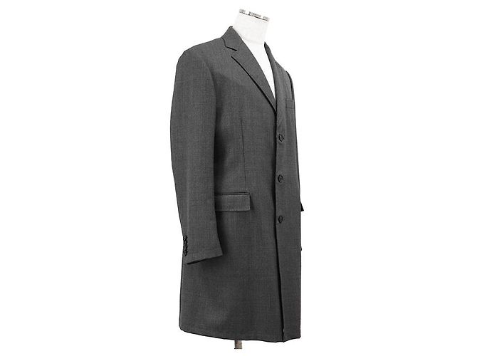 Autre Marque Abrigo Brioni Chester de lana sharkskin - vista 13