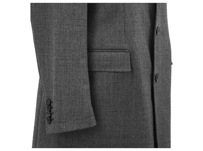 Autre Marque Abrigo Brioni Chester de lana sharkskin - vista 15