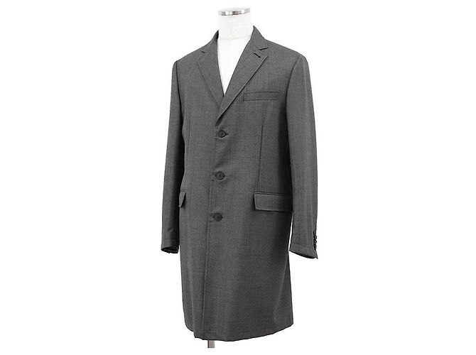 Autre Marque Abrigo Brioni Chester de lana sharkskin - vista 2