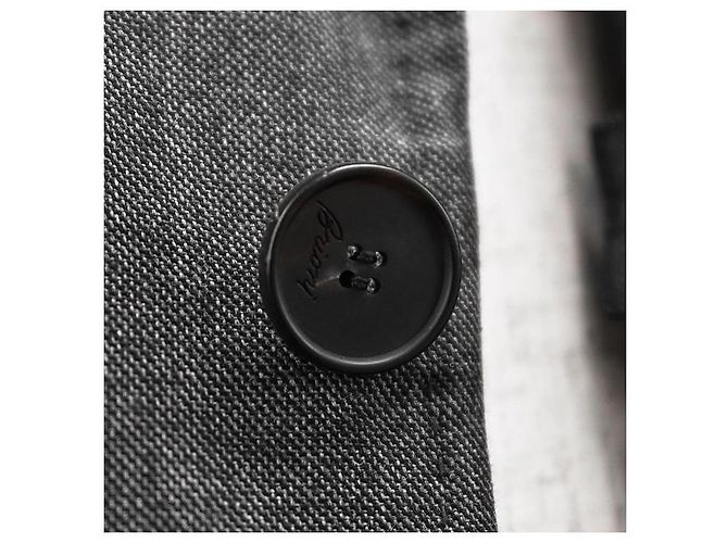 Autre Marque Abrigo Brioni Chester de lana sharkskin - vista 4
