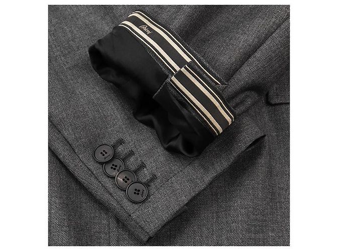 Autre Marque Abrigo Brioni Chester de lana sharkskin - vista 6